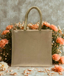 UR 12"x12" Square Juco Tote Bag