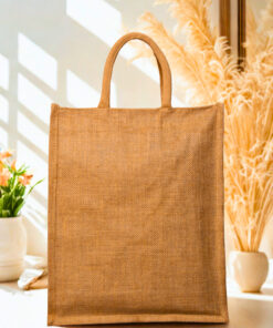 UR 16"x14" Large Vertical Jute Tote Bag