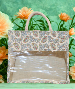 UR Elegant Paisley Print canvas Gift Bag