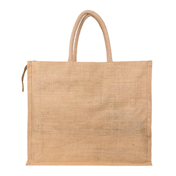 Large rectangular jute tote bag by Urban Rivington